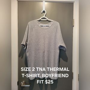 TNA Thermal Boyfriend Fit T-Shirt